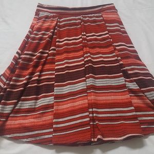 LulaRoe Madison - Red, Black & White Stripes - Sm